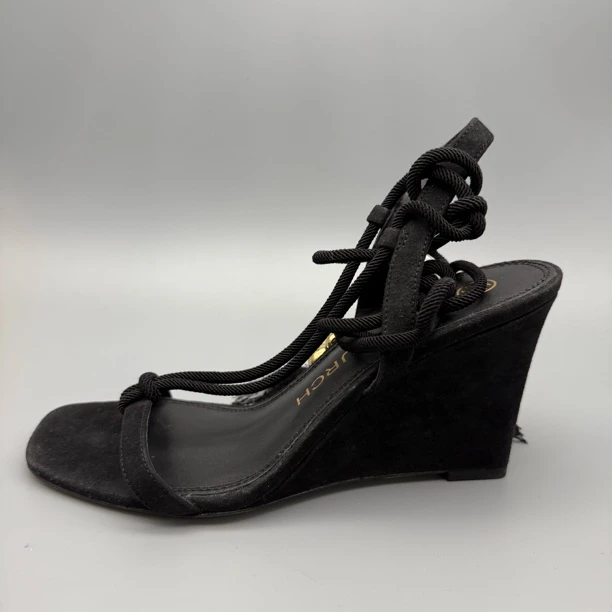 99新 TORY BURCH/汤丽柏琦 to023 女坡跟 罗马女凉鞋