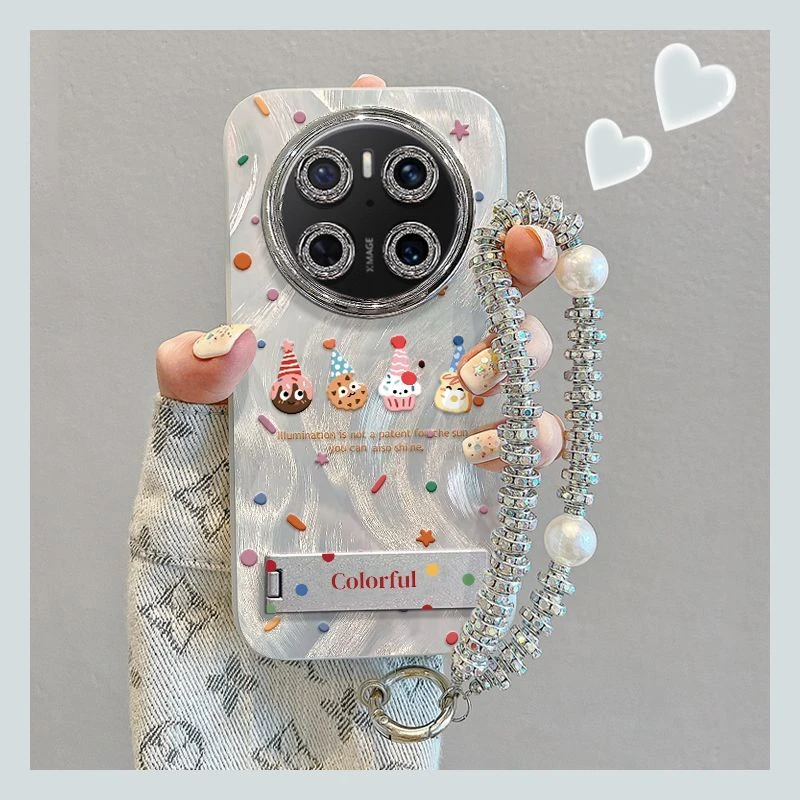 彩色小饼干适用华为mate70pro+手机壳轻奢高级感HUAWEImate70防摔