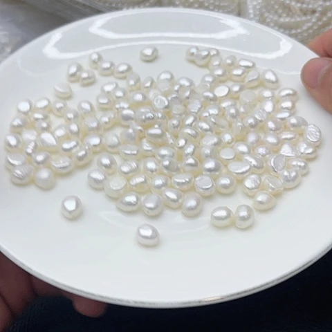 淡水珍珠珍珠项链银S925镶嵌7