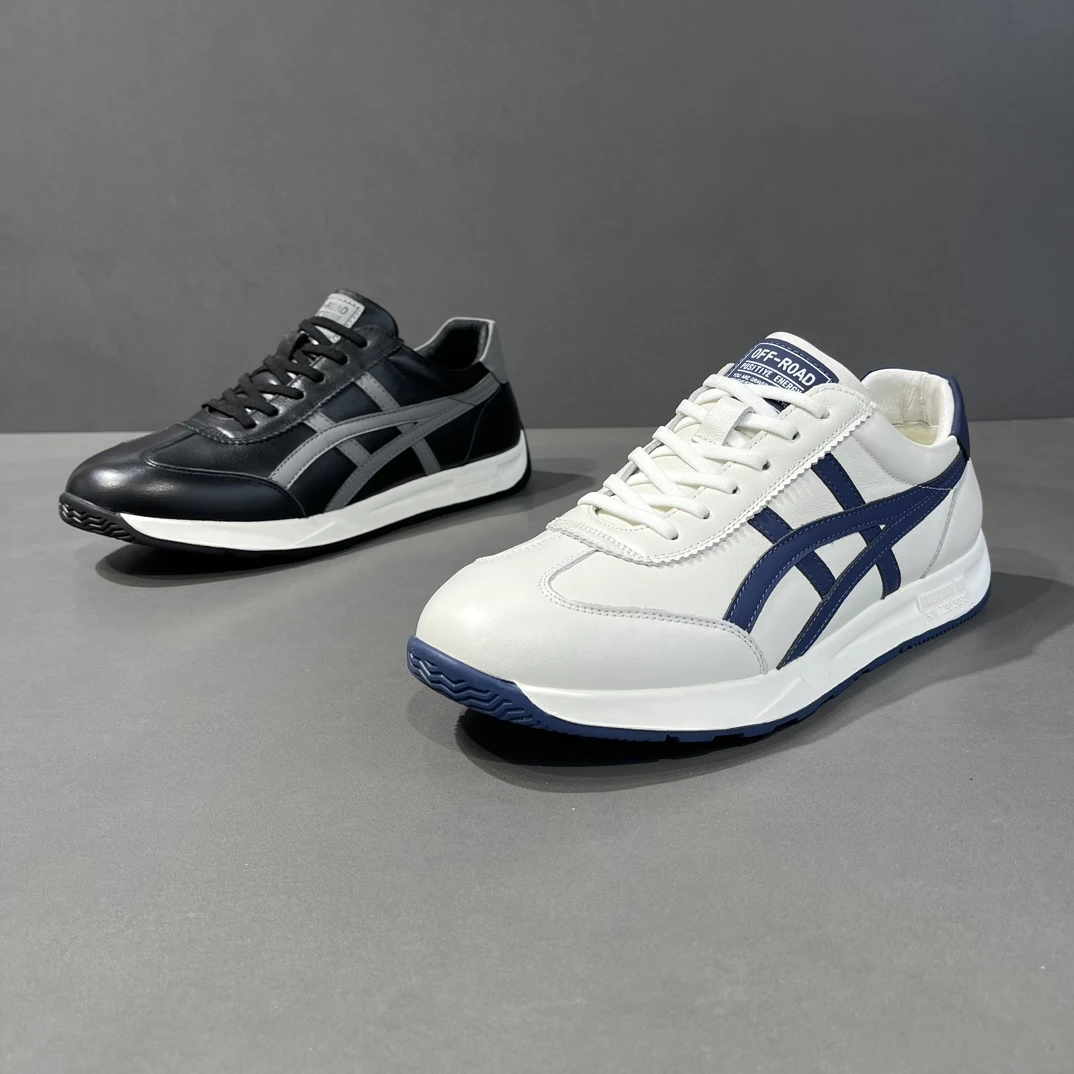 欧丽龙品牌男鞋头层牛皮加绒阿甘鞋真皮软底防滑休闲鞋真皮小白鞋