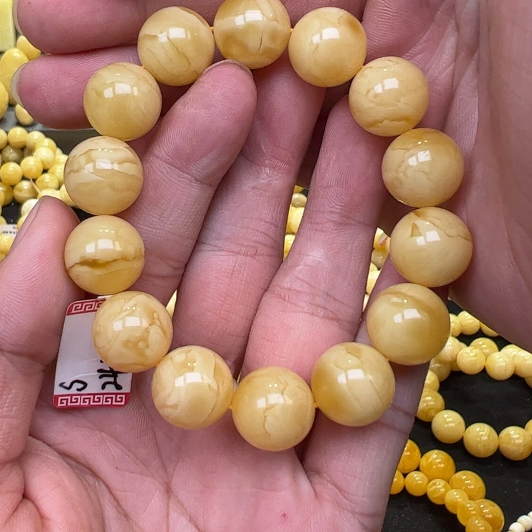 【闪购商品】琥珀珠宝奇石未镶嵌（***)14mm25g