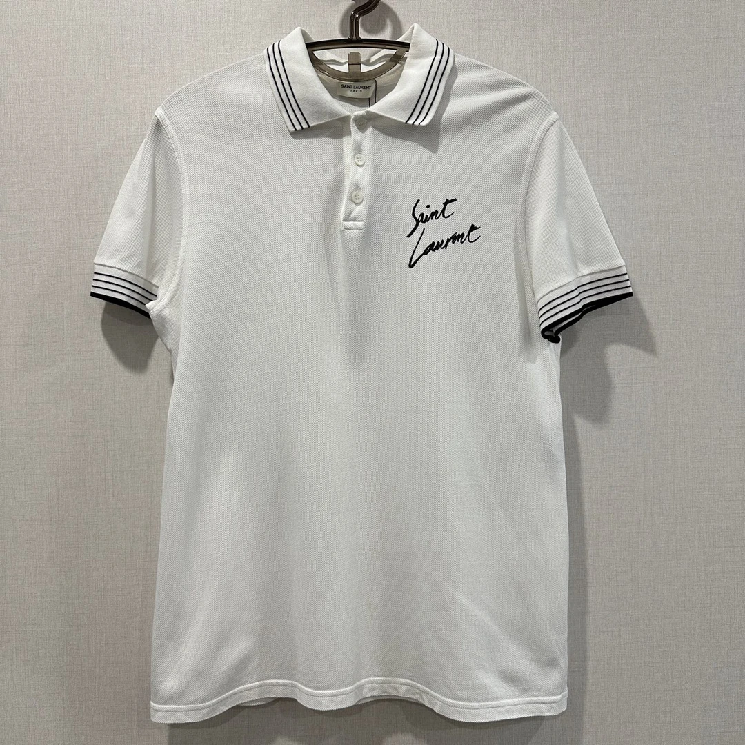 99新 YSL/圣罗兰 白色短袖 尺码：S 11122
