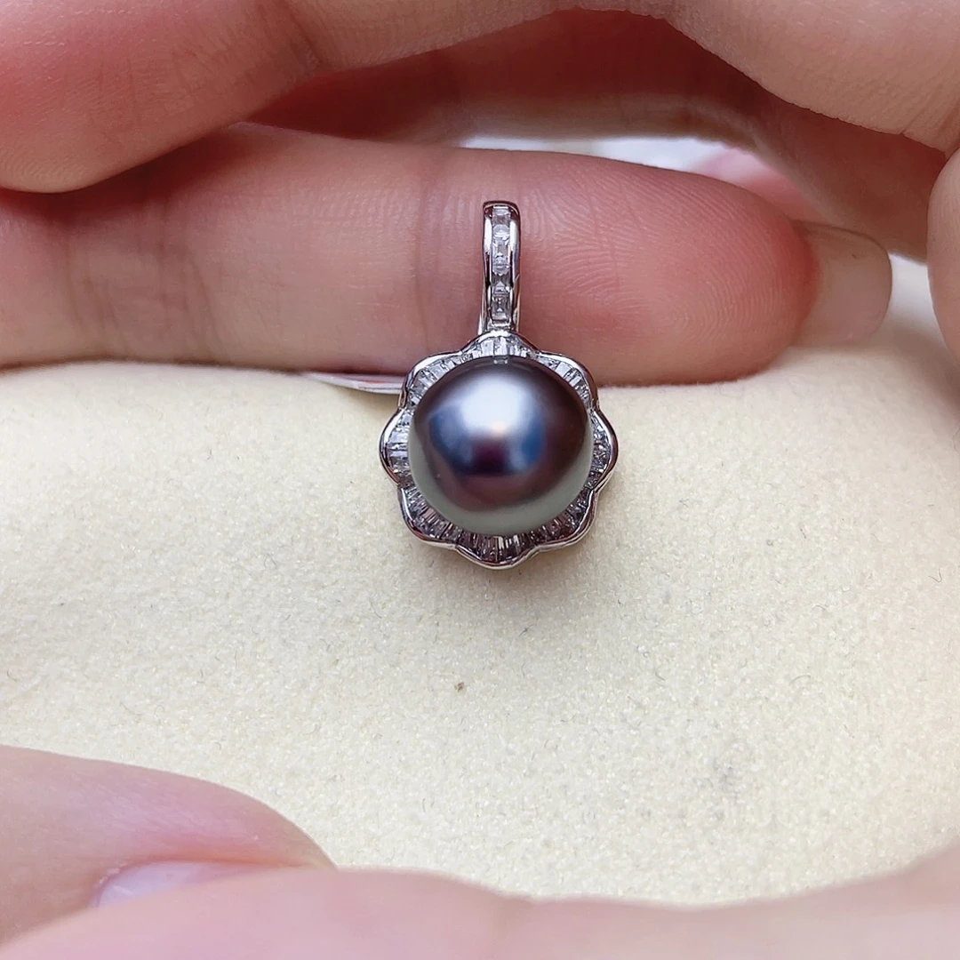 海水珍珠颈饰银S925镶嵌w82