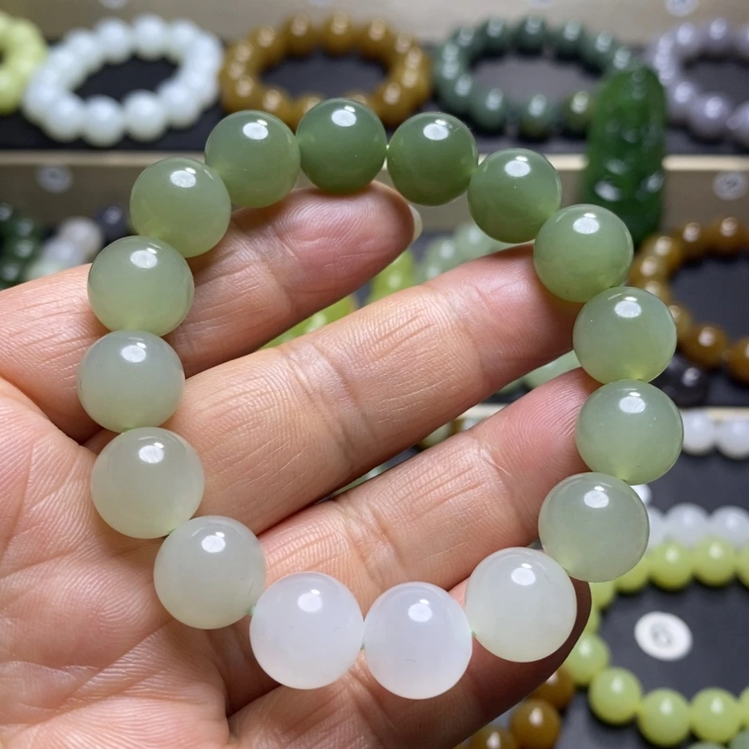 和田玉手串未镶嵌