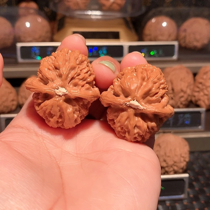 文玩核桃把件红莲