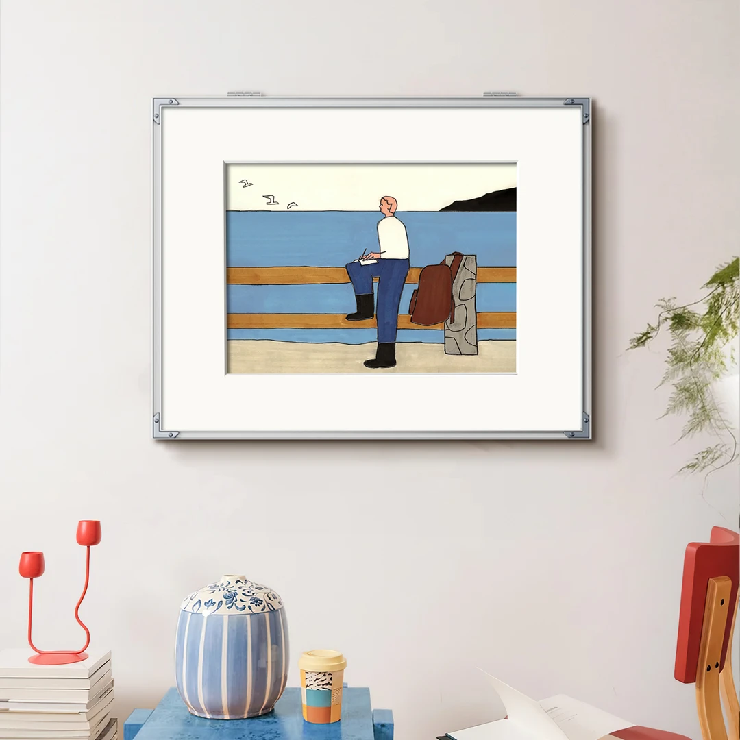 玄关电表箱盒遮挡挂画高级感包豪斯2025新款餐厅弱配电箱装饰画