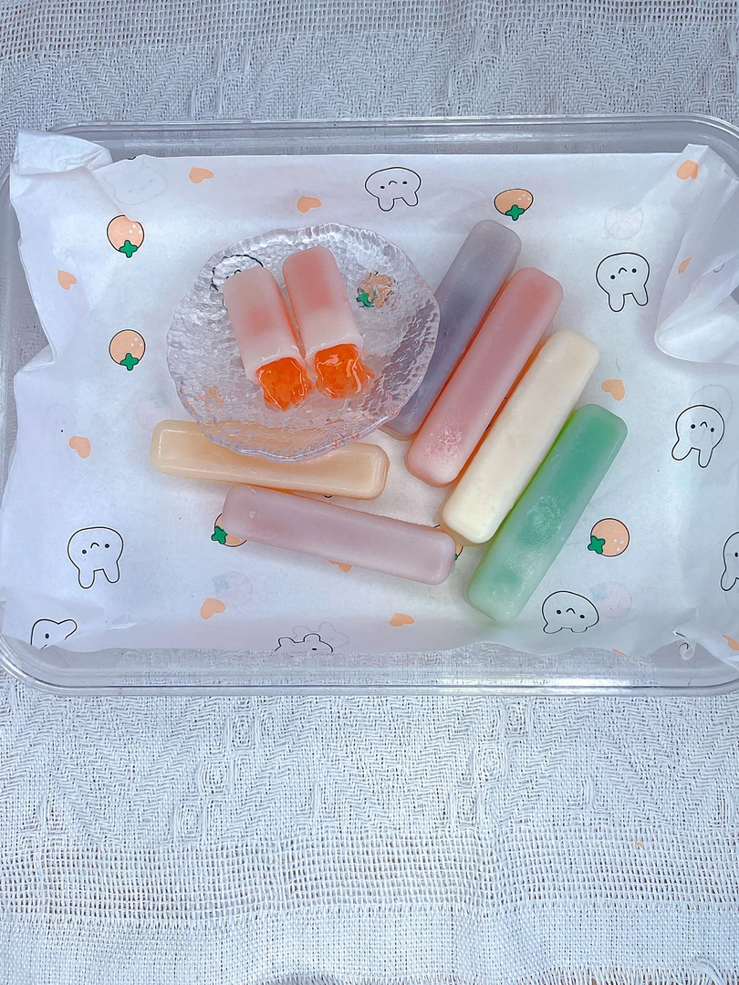 纯手工diy拇指棒水果味声控解压小孩子零食摆摊神器