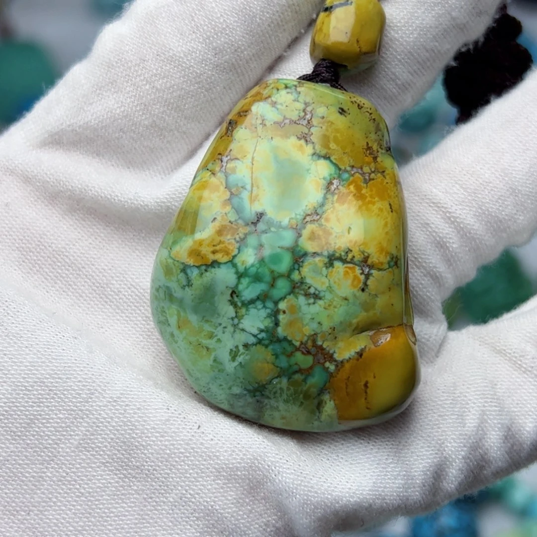 绿松石珠宝奇石未镶嵌