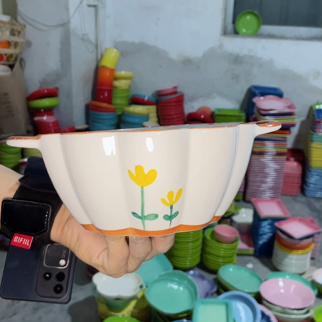 瓷片微瑕陶瓷餐具1个