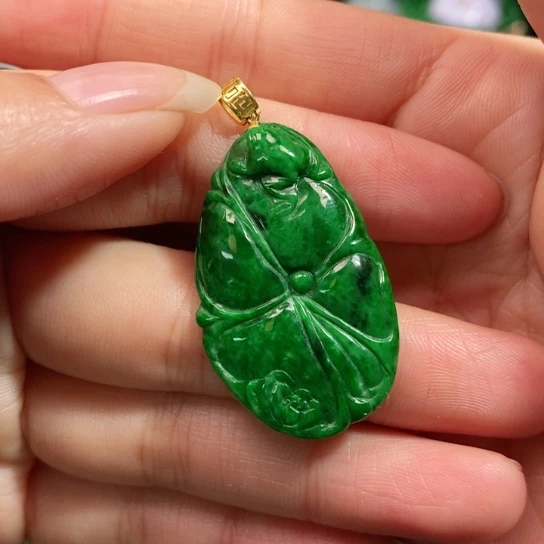 颈饰未镶嵌翡翠吊坠