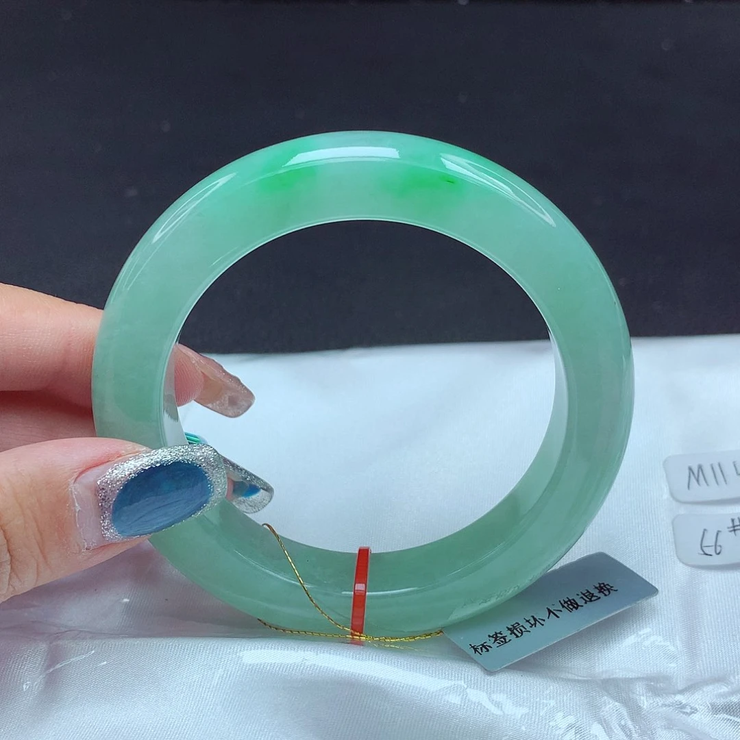 未镶嵌手镯翡翠56圈468