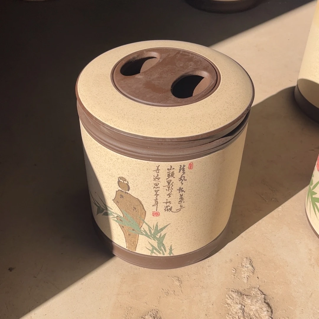 紫砂茶叶罐8饼茶叶罐