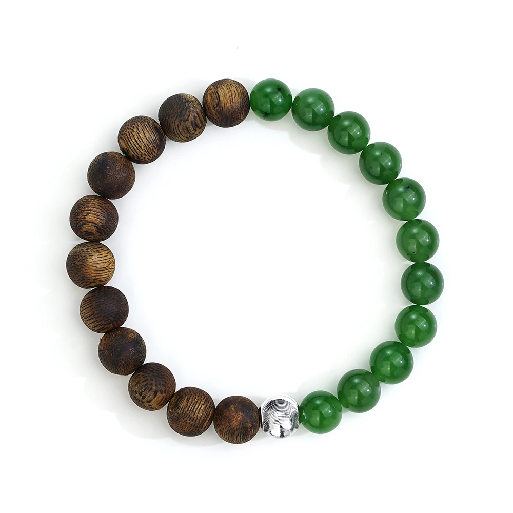 沉香【闻山意】碧玉沉香手串46178