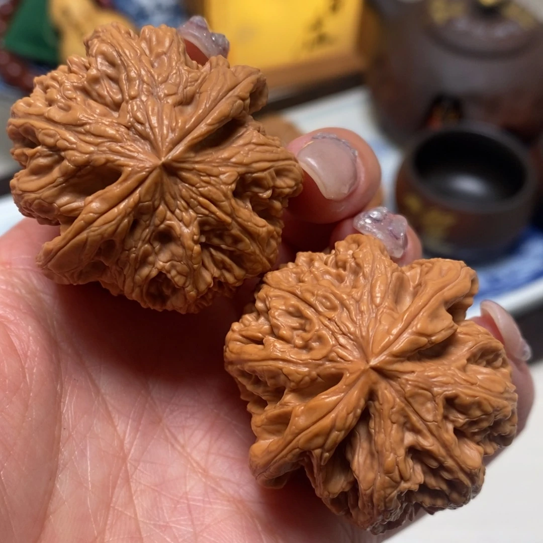 文玩核桃把件42尺寸全品粗筋