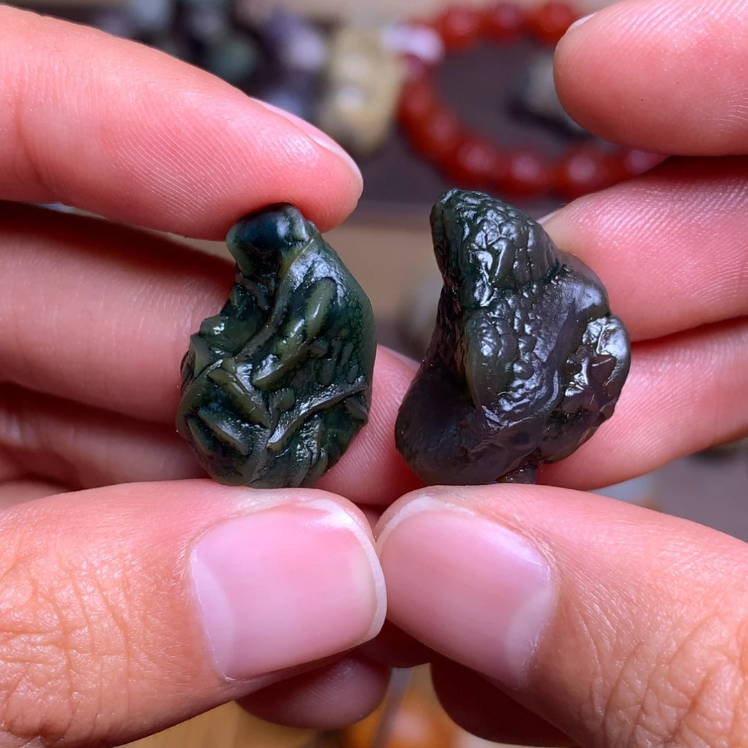 未镶嵌玛瑙/玉髓珠宝半成品