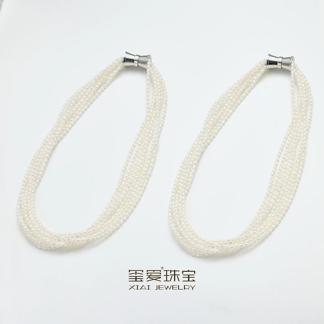 【周年纪念款】MM-11467-1-2淡水珍珠keshi设计款项链 （多样性发一）