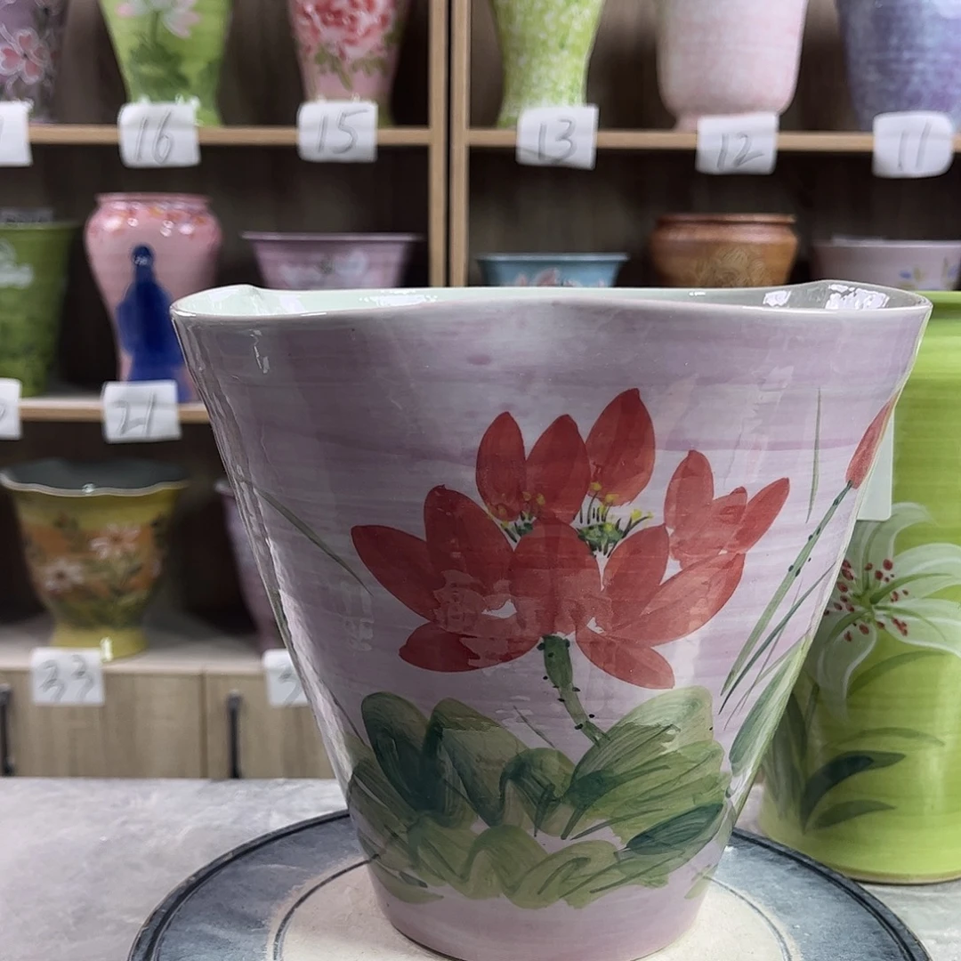 景德镇陶瓷花盆花盆