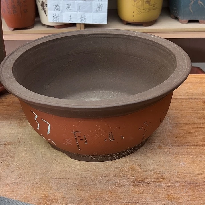 紫砂花盆，透气花盆