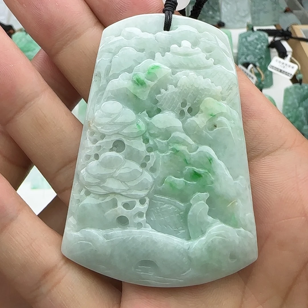 颈饰未镶嵌翡翠翡翠