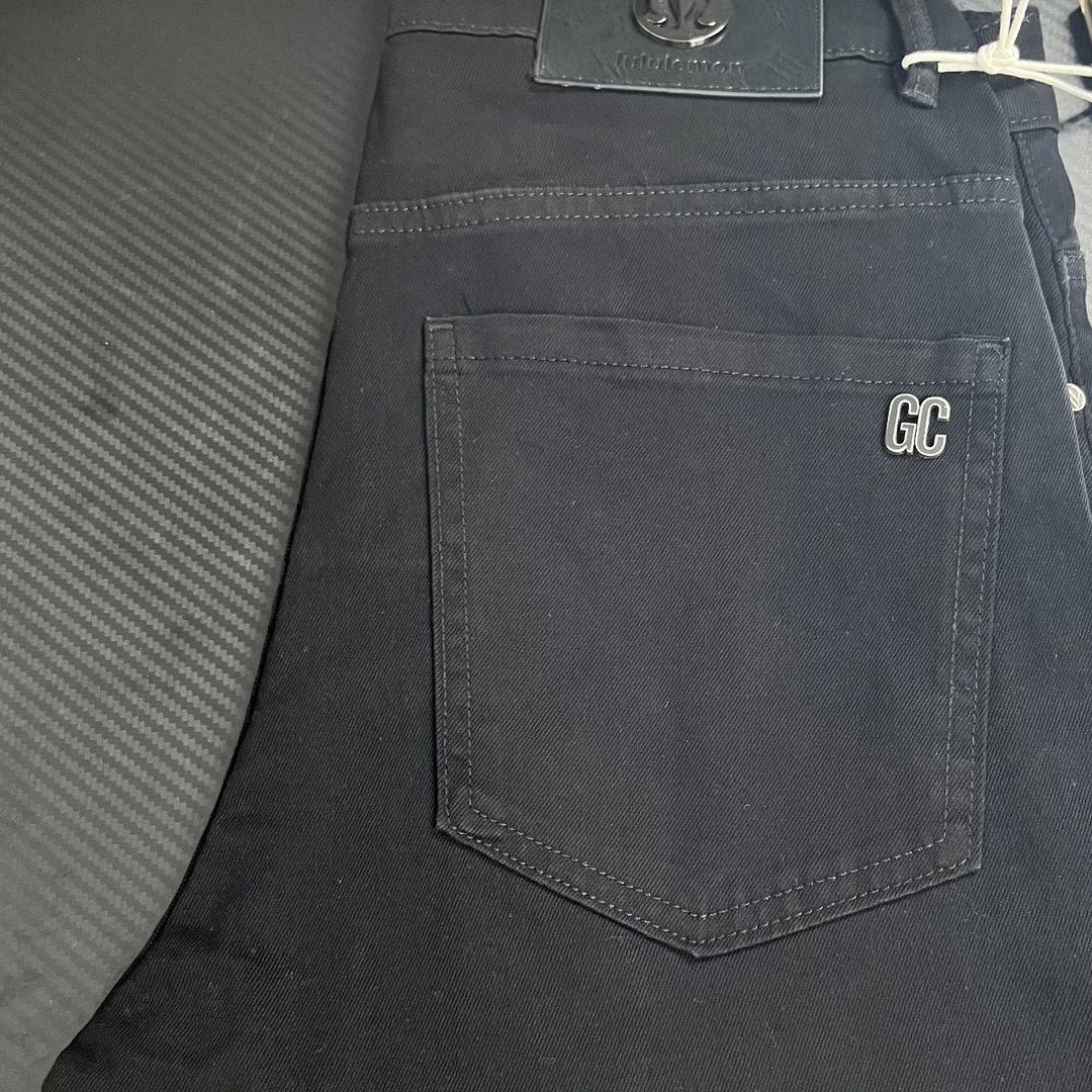 牛仔裤直筒裤春秋弹力秋冬休闲裤修身时尚潮流加厚男士秋季