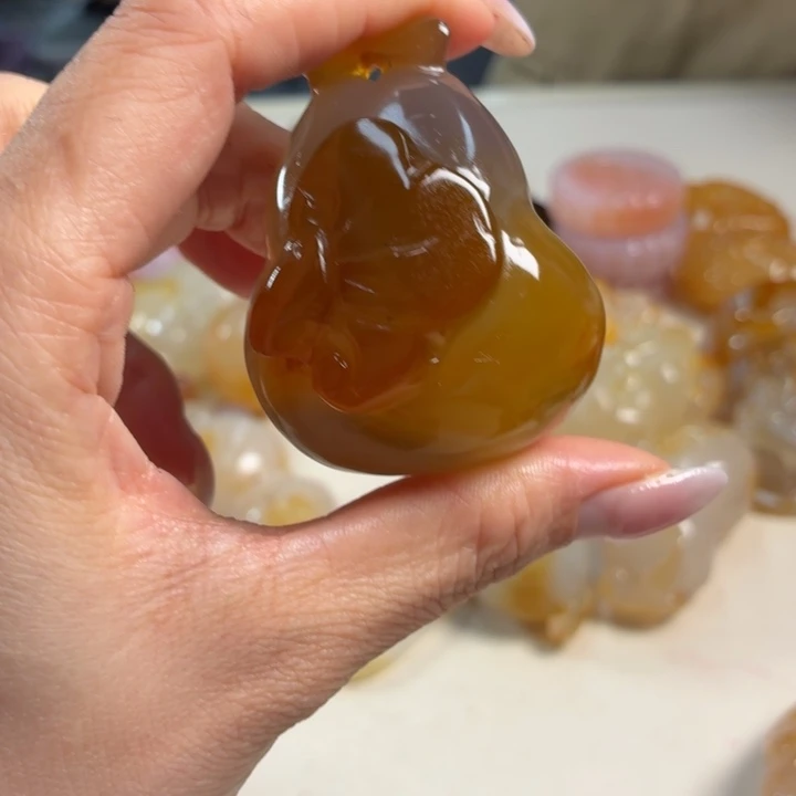 玛瑙/玉髓未镶嵌吊坠(不含链)