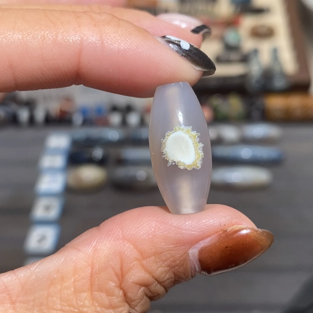 羽***鹤玛瑙/玉髓合金手链