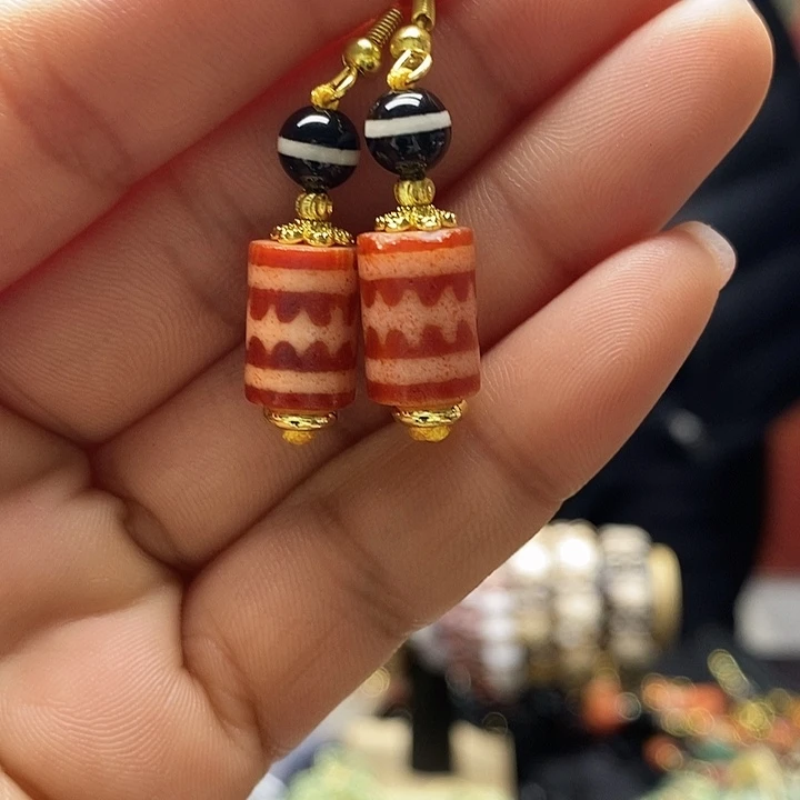 玛瑙/玉髓合金颈饰