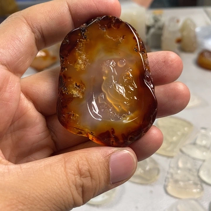 玛瑙/玉髓吊坠(不含链)未镶嵌