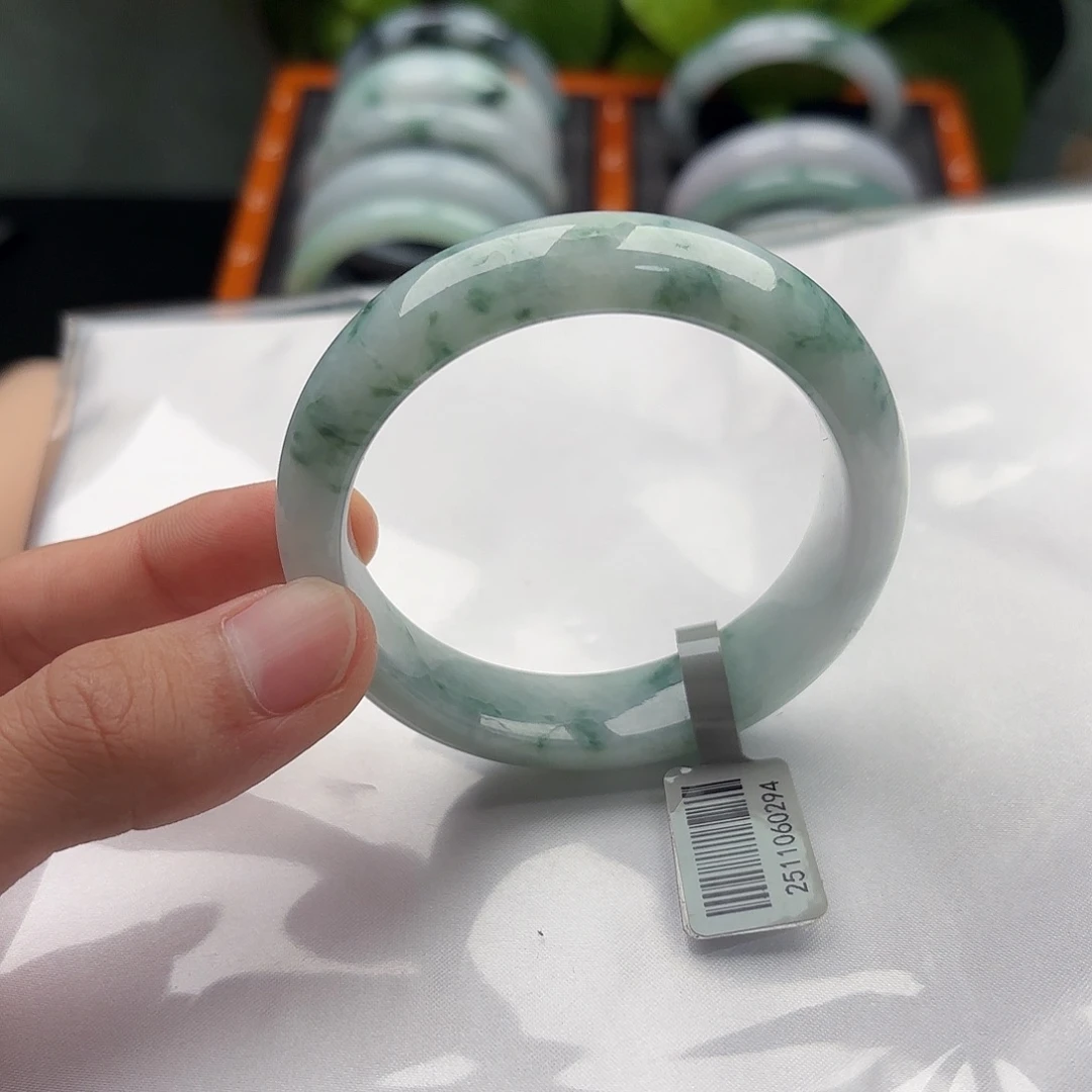 翡翠未镶嵌手镯x3 55 95