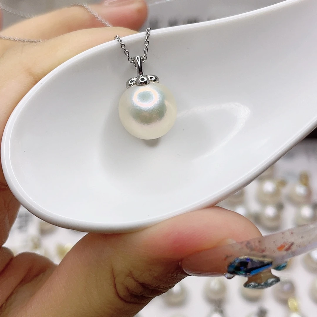 吊坠(赠链)银S925镶嵌淡水珍珠
