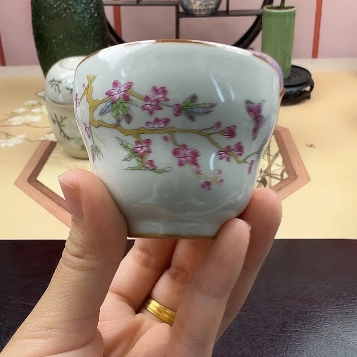 紫藤葫芦小杯颜瓷茶器闪购链接