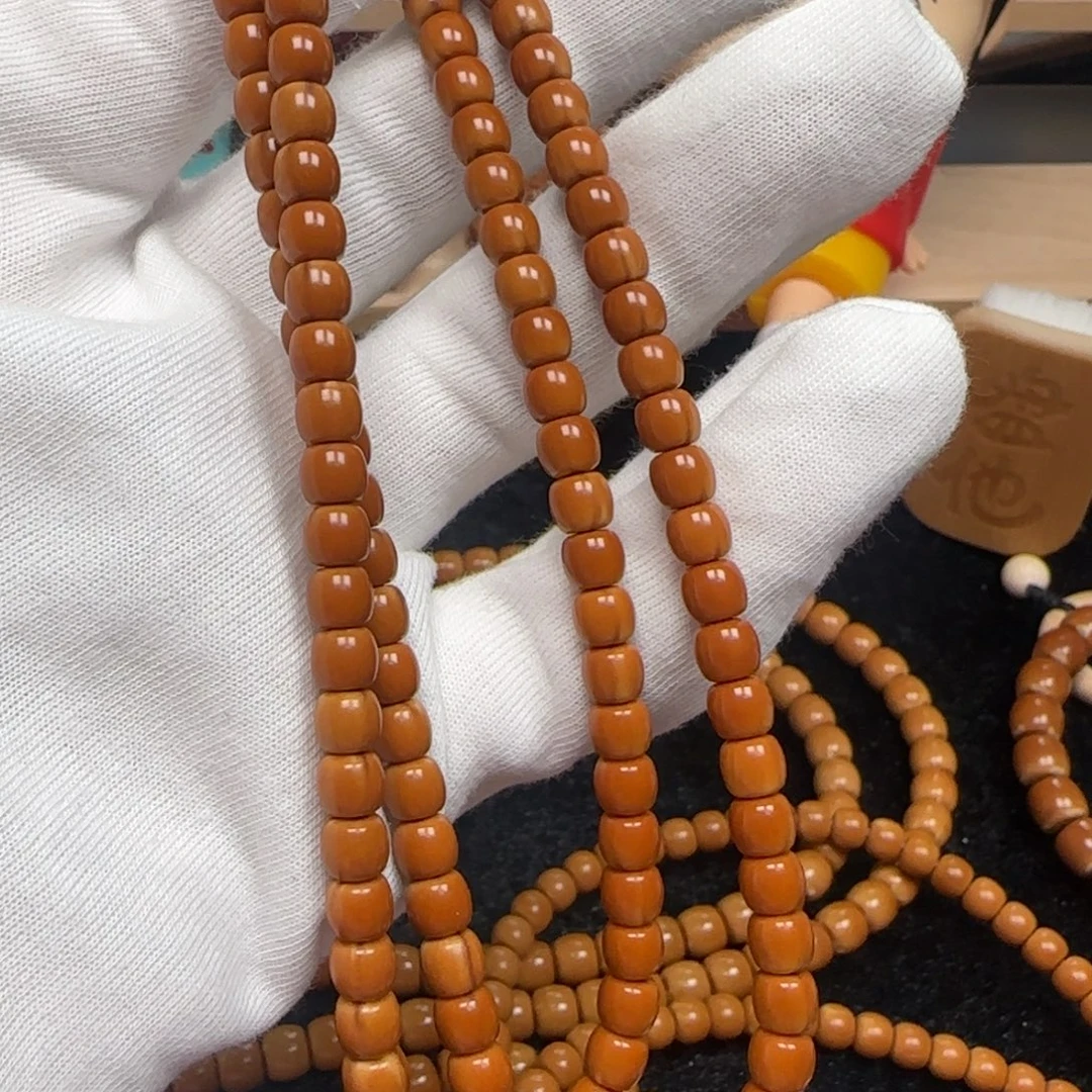 橄榄核手串老挝长串极限弧筋线5.8mm