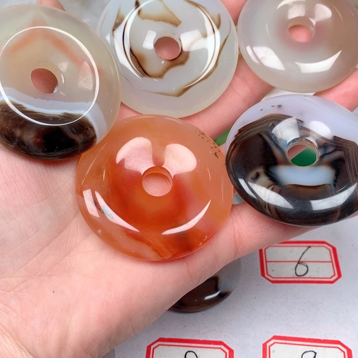 玛瑙/玉髓颈饰未镶嵌N****