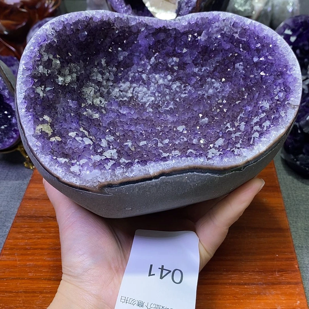 珠宝半成品紫晶未镶嵌