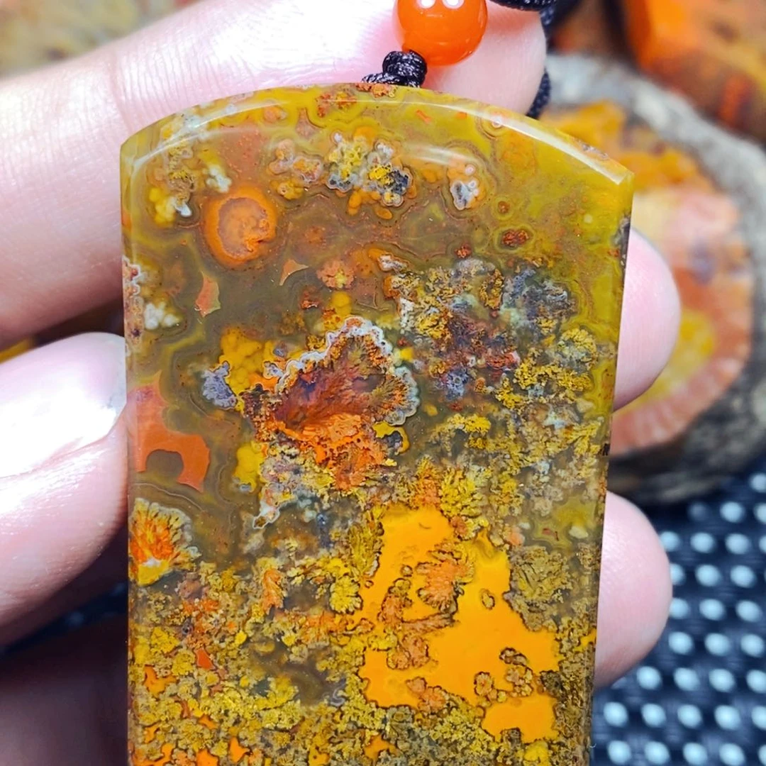 未镶嵌吊坠(不含链)玛瑙/玉髓风**淡