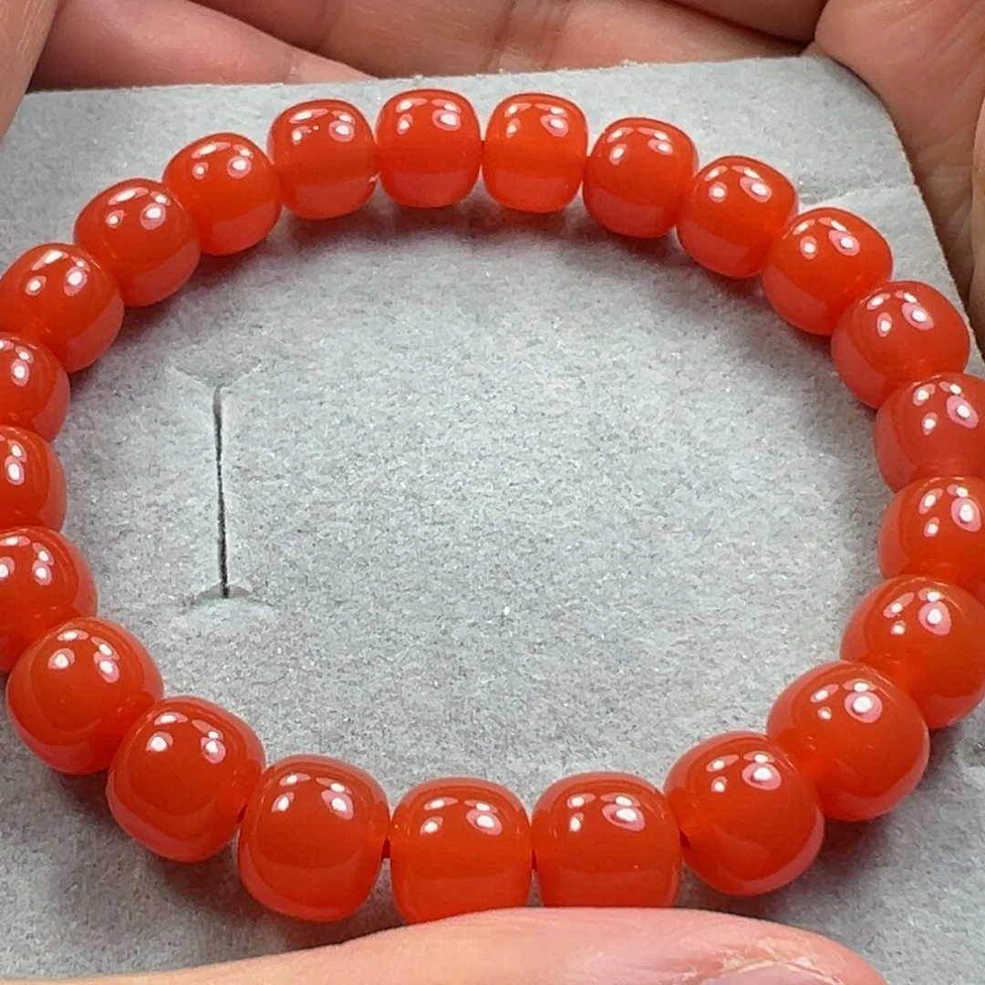 南红玛瑙未镶嵌珠子