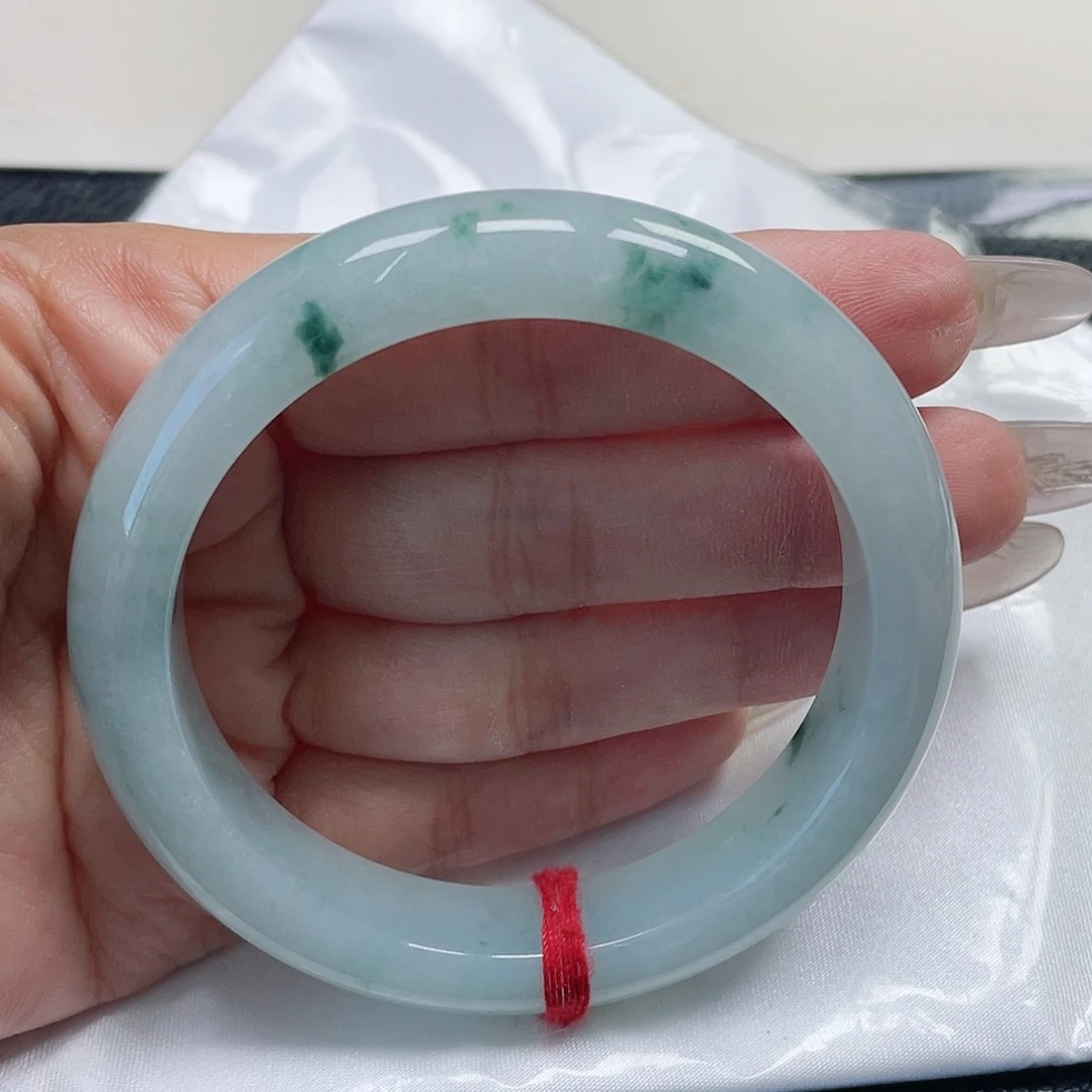 未镶嵌手镯翡翠缅甸翡翠57+