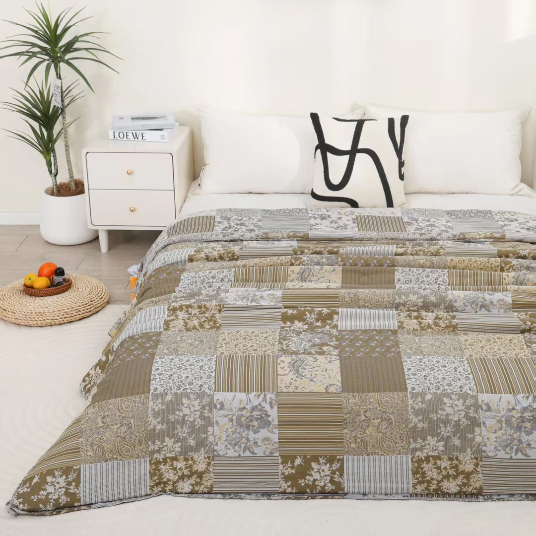 双层纱夏凉被【枕梦时光】 200*230 A类可水洗 柔软亲肤