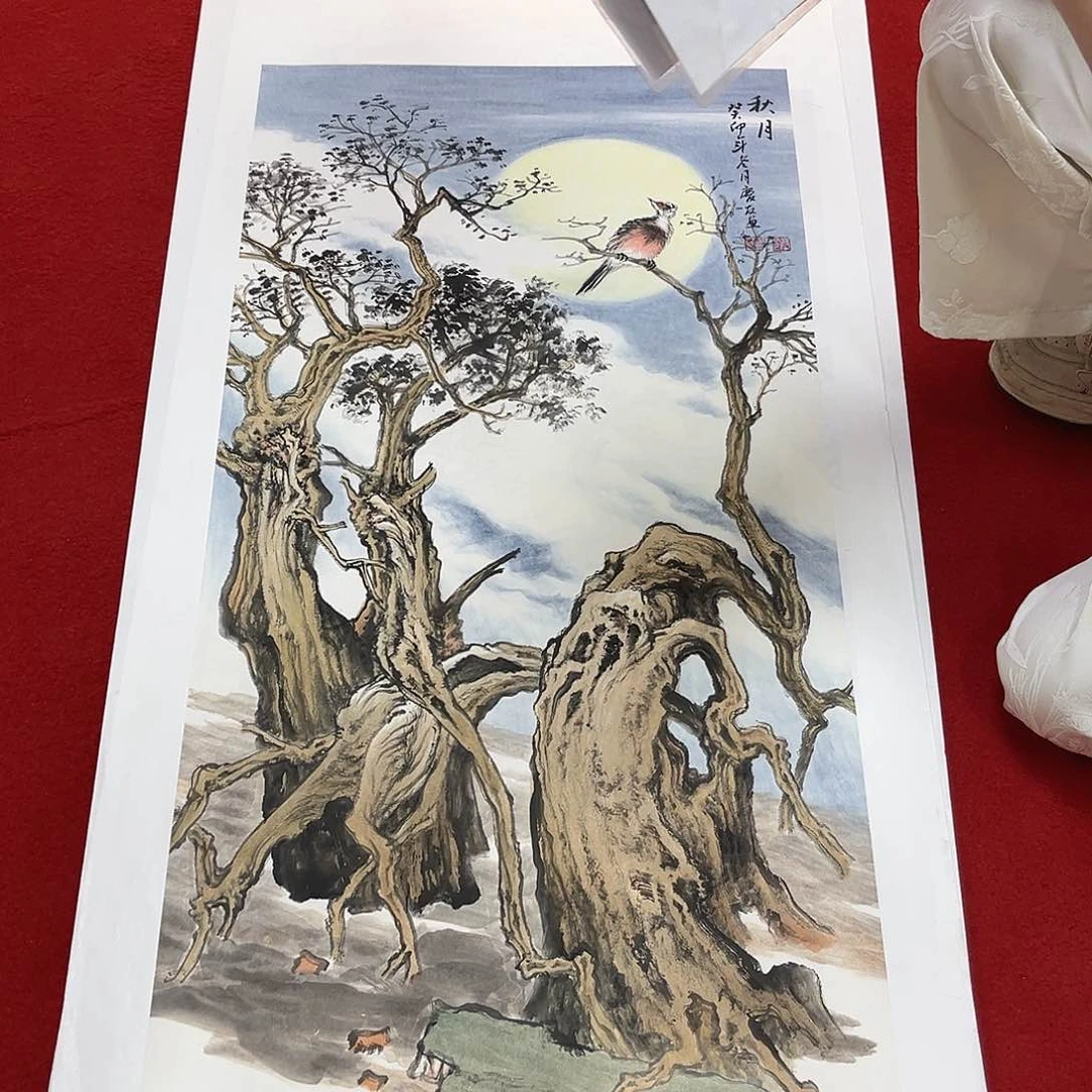 国画国画字画手绘作品展