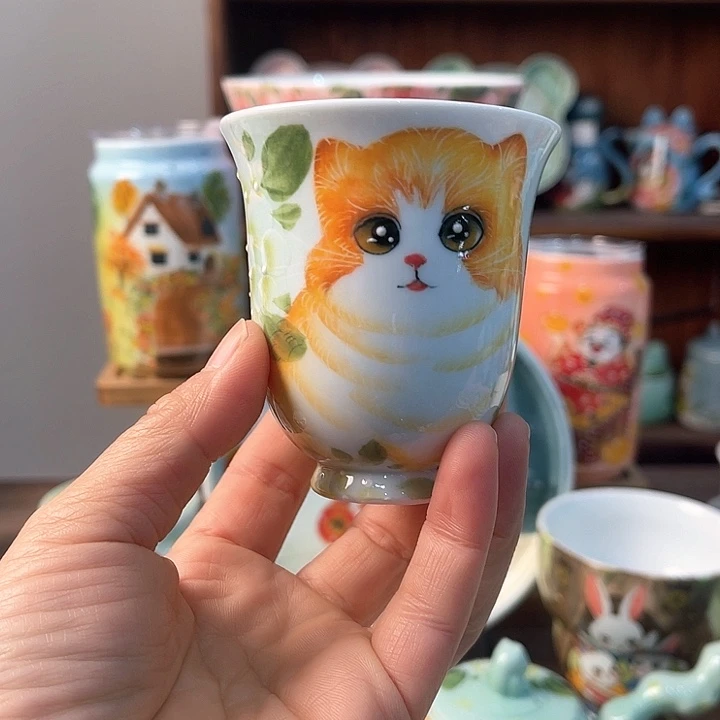 陶景德镇釉下手绘陶瓷