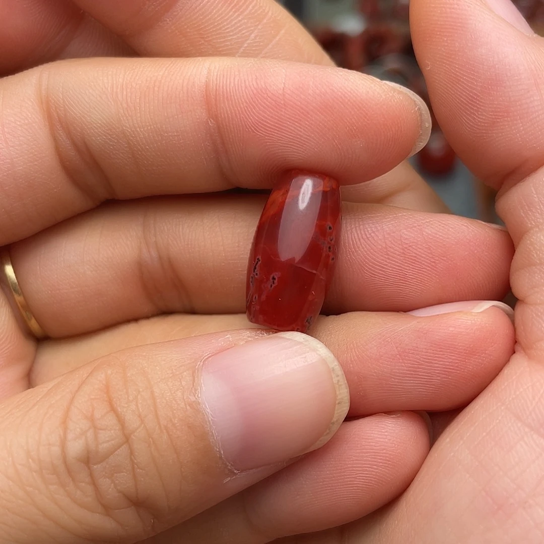 未镶嵌单珠南红玛瑙19