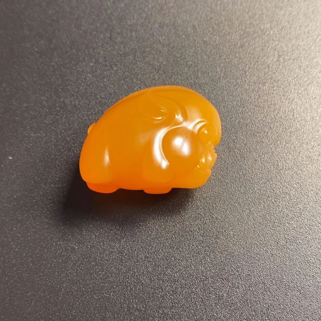 P***p石英质玉（黄龙玉）未镶嵌颈饰