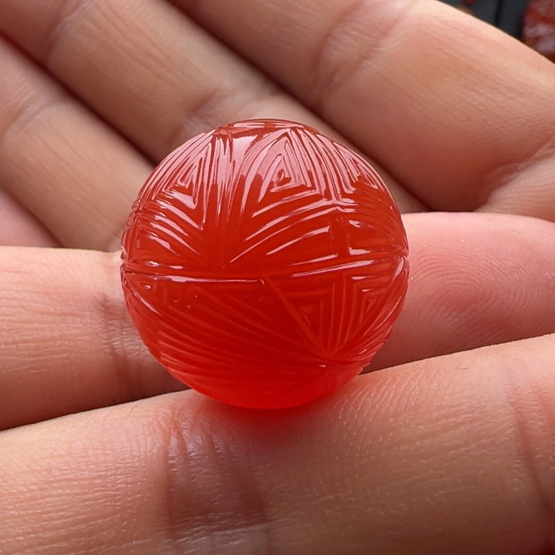 南红玛瑙圆珠21未镶嵌