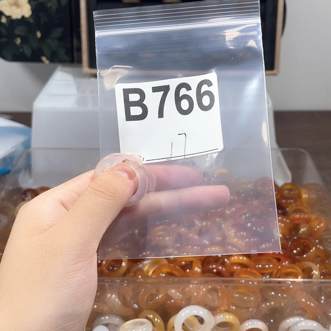 玛瑙/玉髓戒指合金766