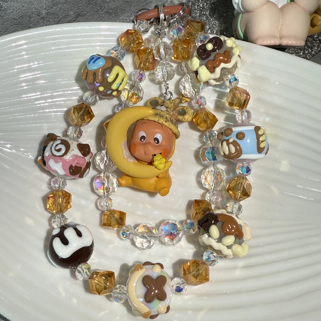 【拆袋改娃】创意diy萌粒手机链