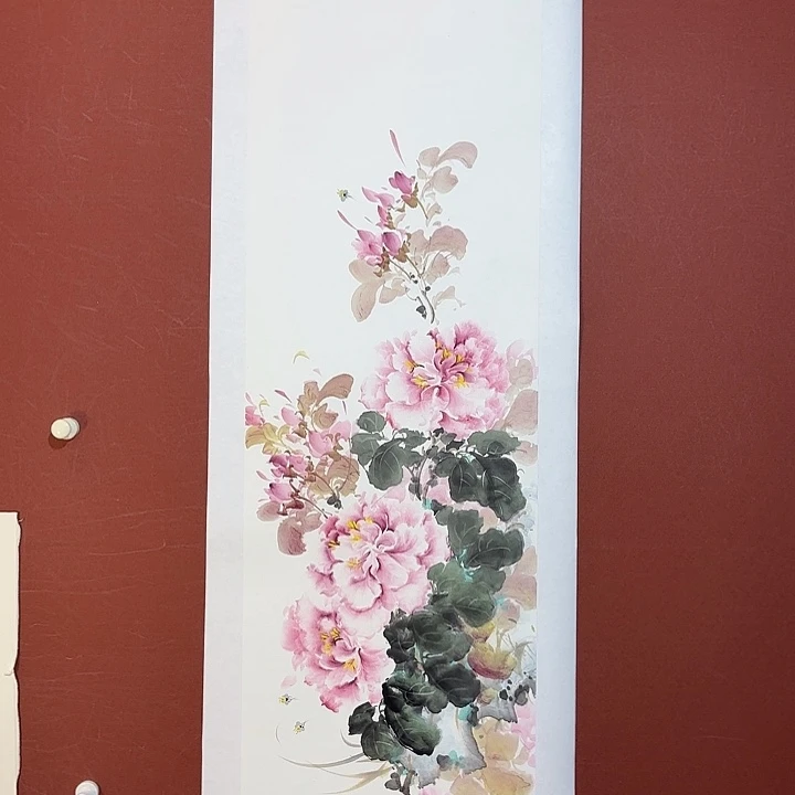 国画听兰老师花你啊