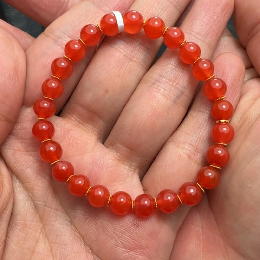 南红玛瑙颈饰未镶嵌