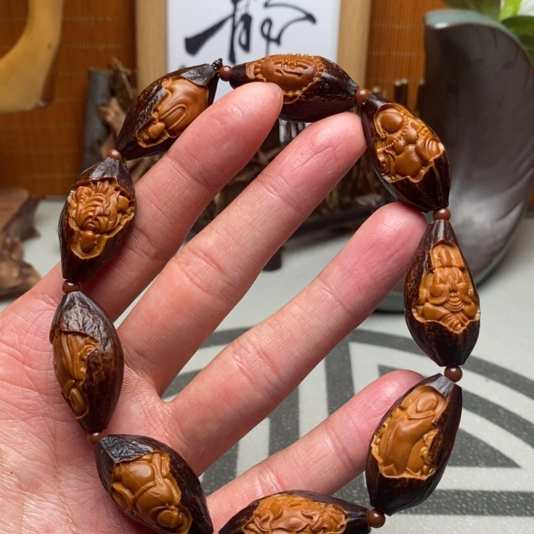 橄榄核手串/手链橄榄核雕工艺手串