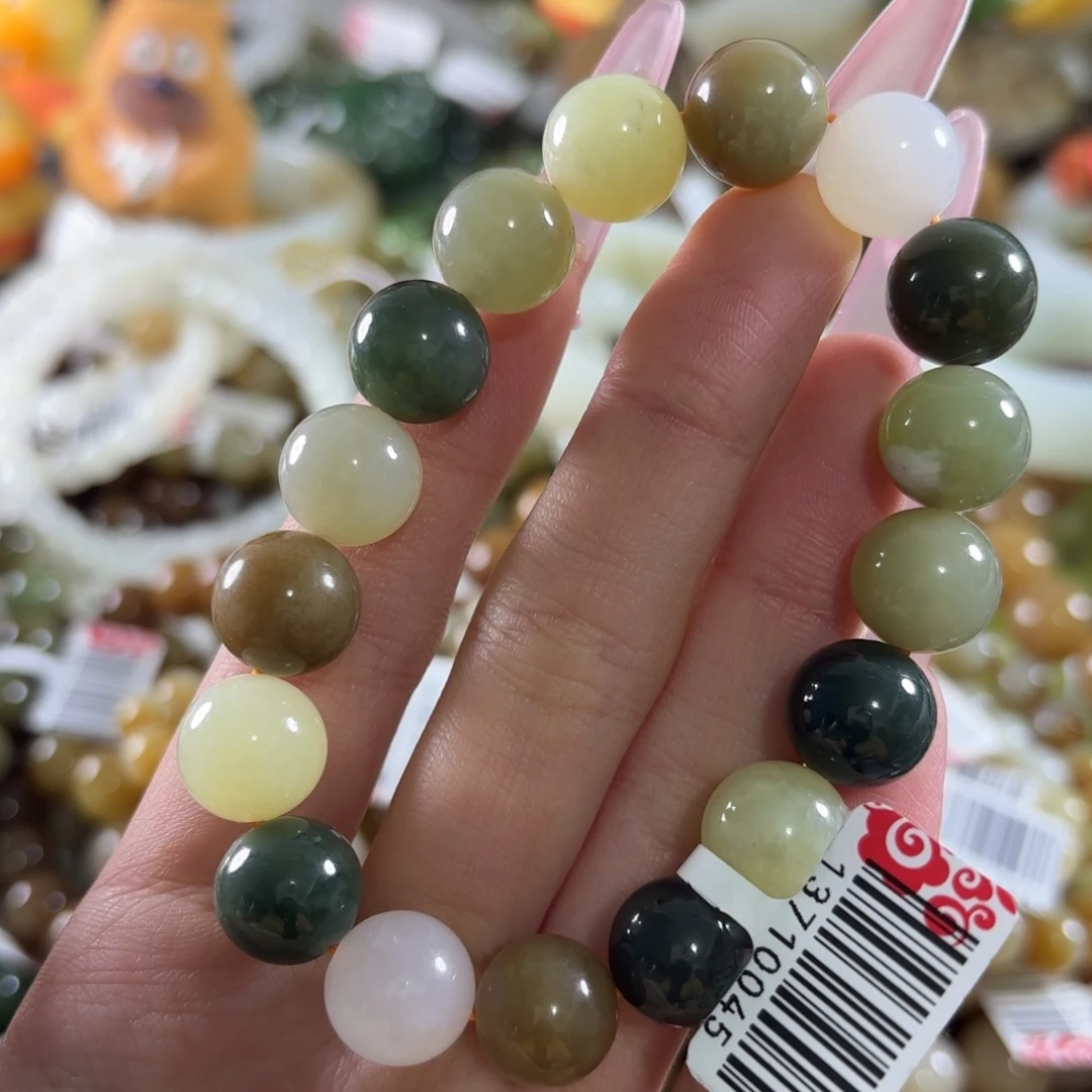 和田玉未镶嵌手链185