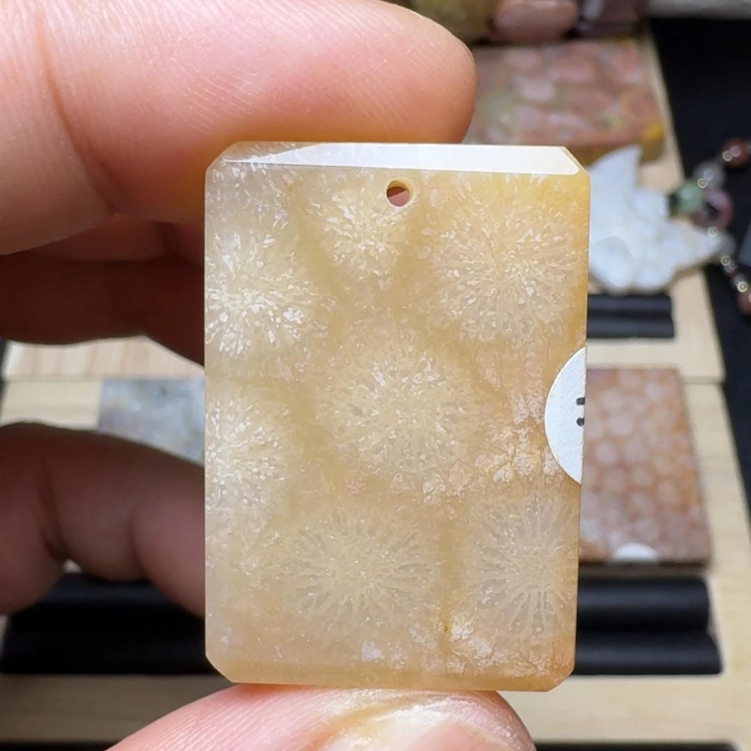 未镶嵌纯天然色有机玉石保真色硅化玉